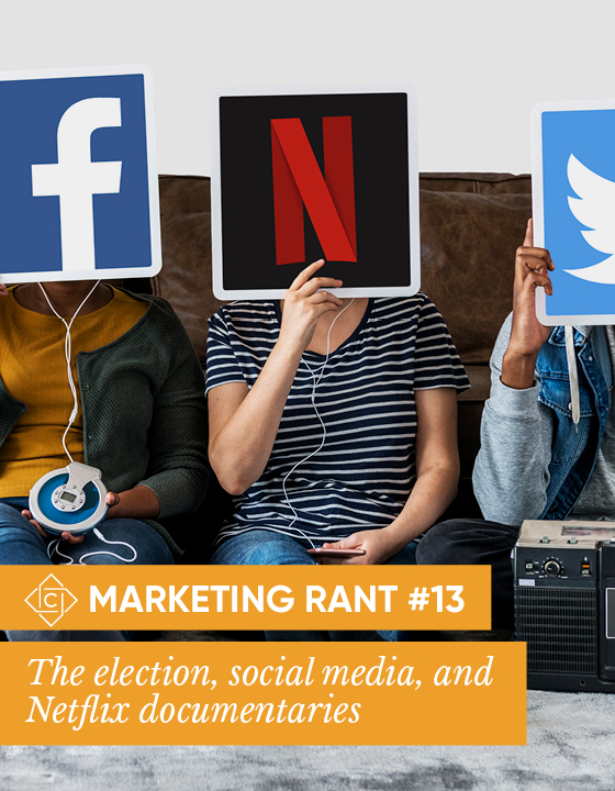 The election, social media, and Netflix documentaries